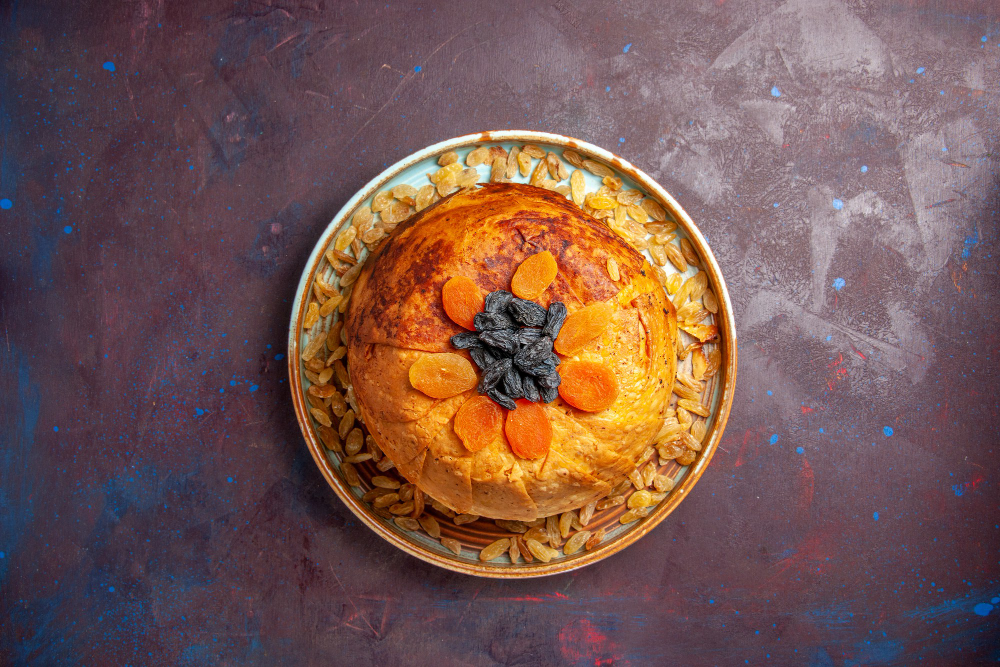 Pastilla marocaine feuilletée saupoudrée de sucre glace