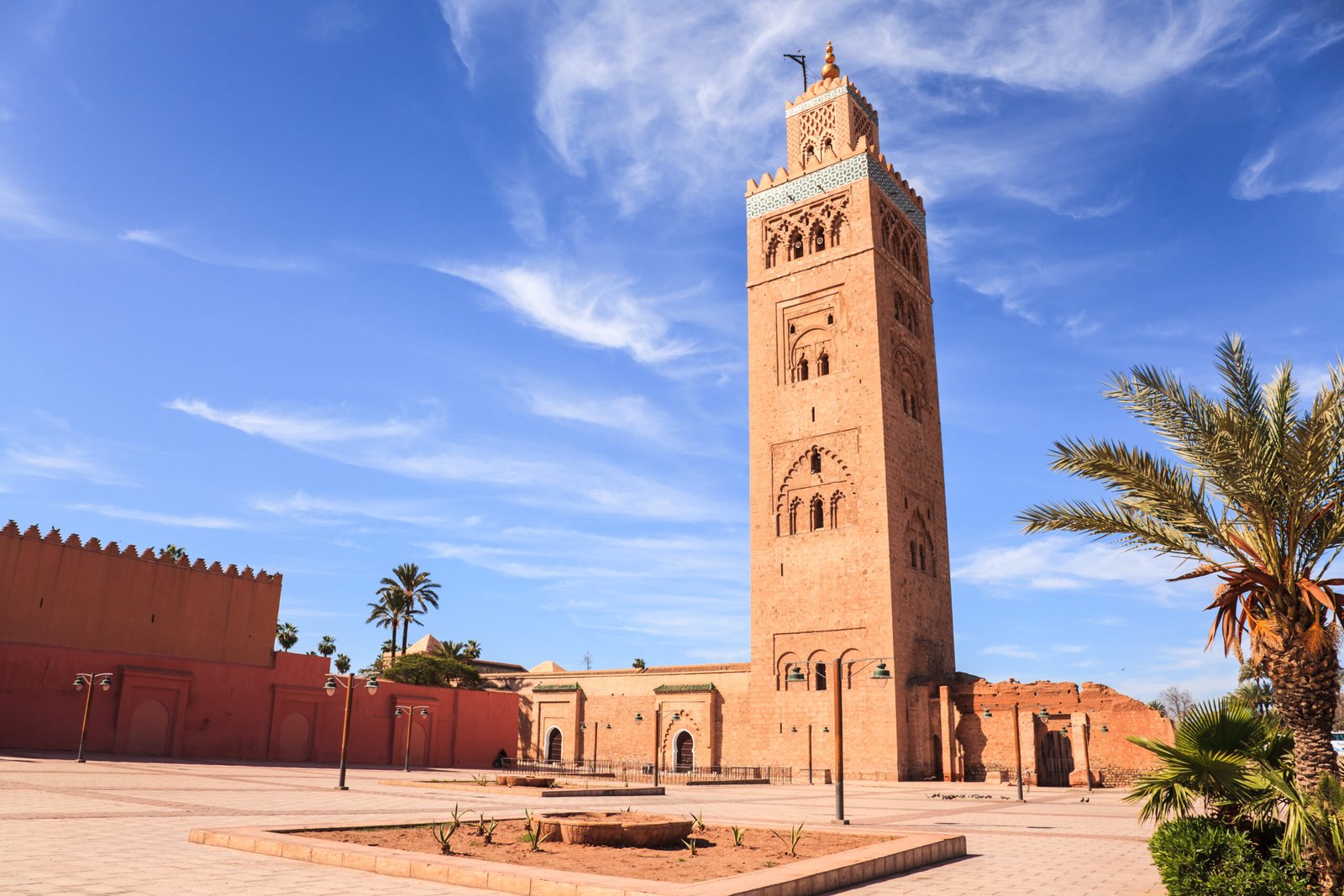Minarete de la mezquita Koutoubia de Marrakech